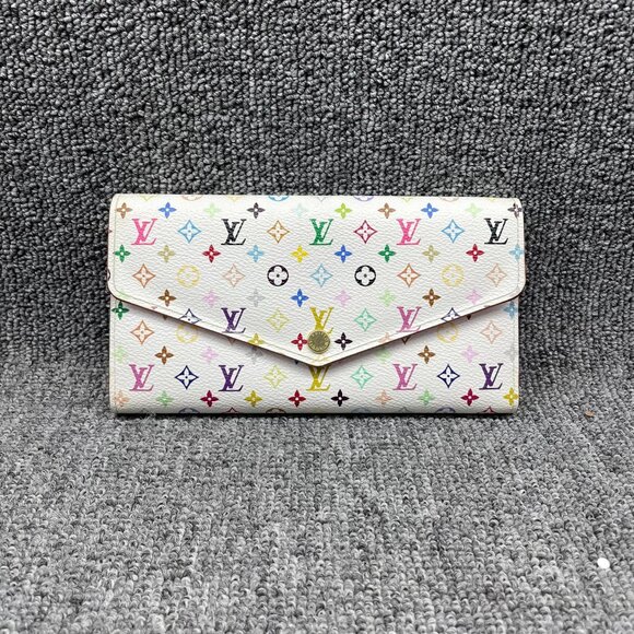 Louis Vuitton Handbags - 100% Authentic Louis Vuitton Sarah Multicolor Monogram Canvas Wallet